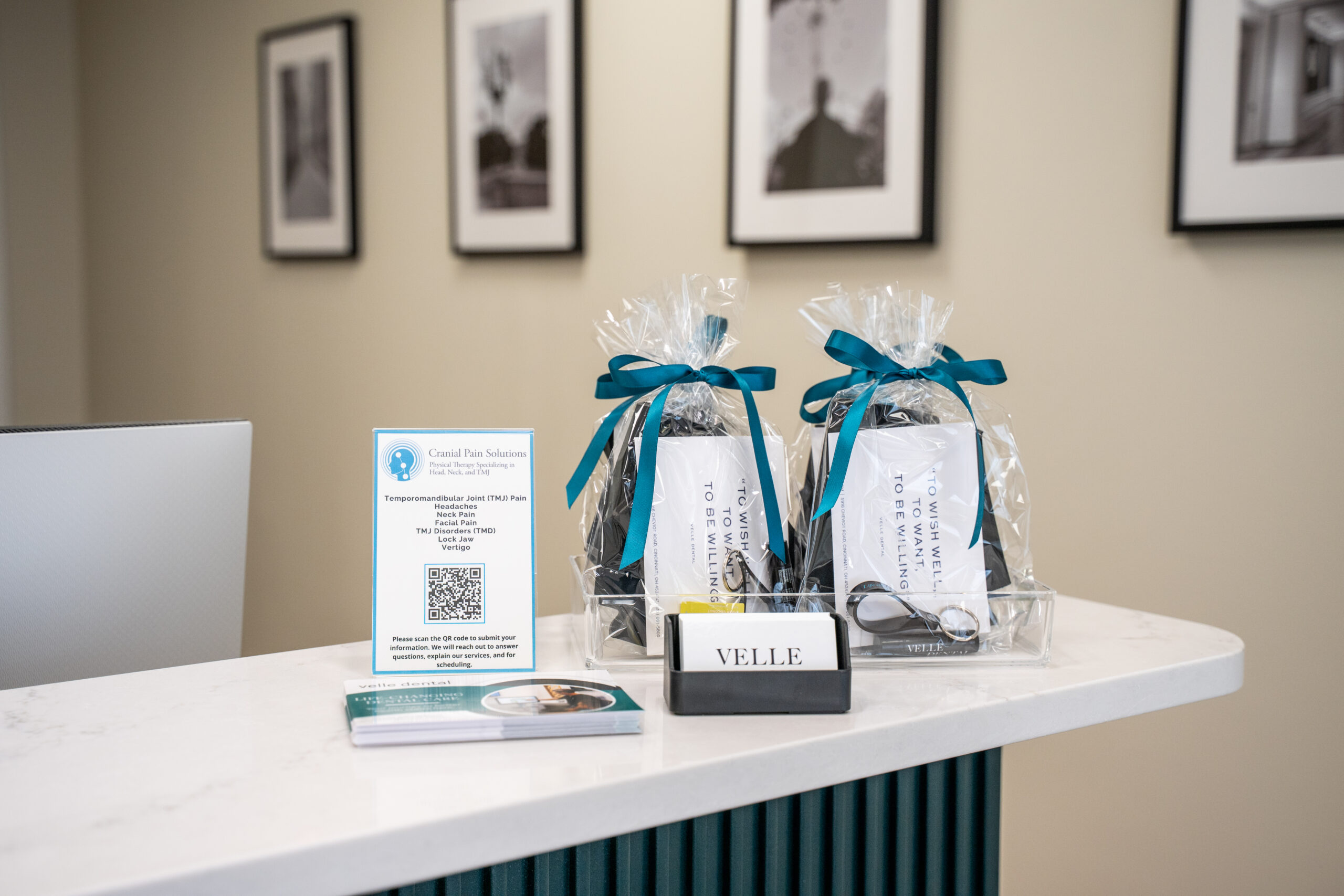 Velle Dental Reception Area